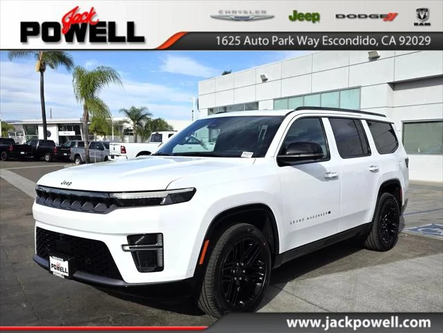 New 2026 Bright White Clear-Coat Exterior Paint Jeep Grand Wagoneer image 1