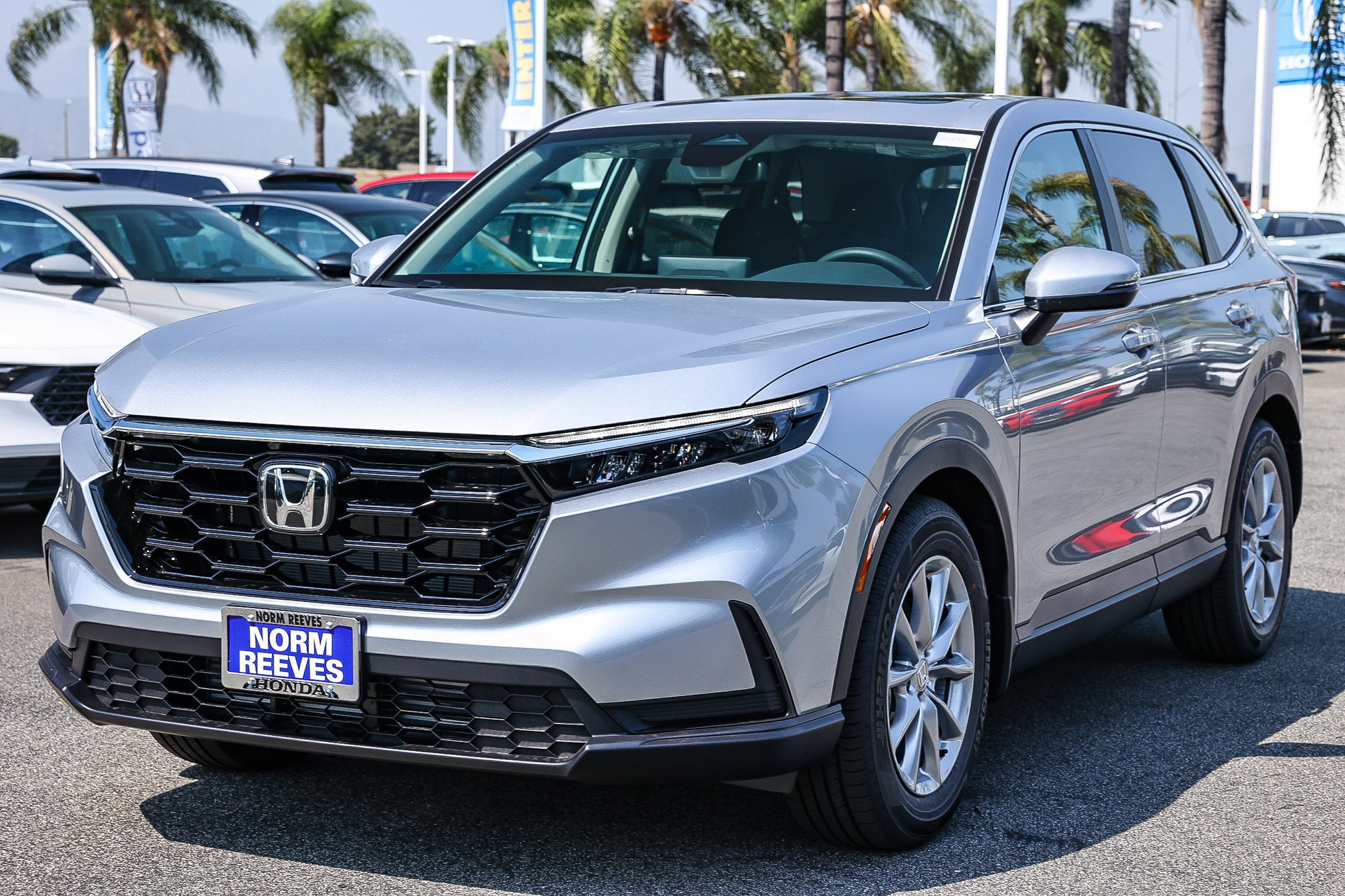 New 2026 Solar Silver Metallic Honda EX 2WD image 3