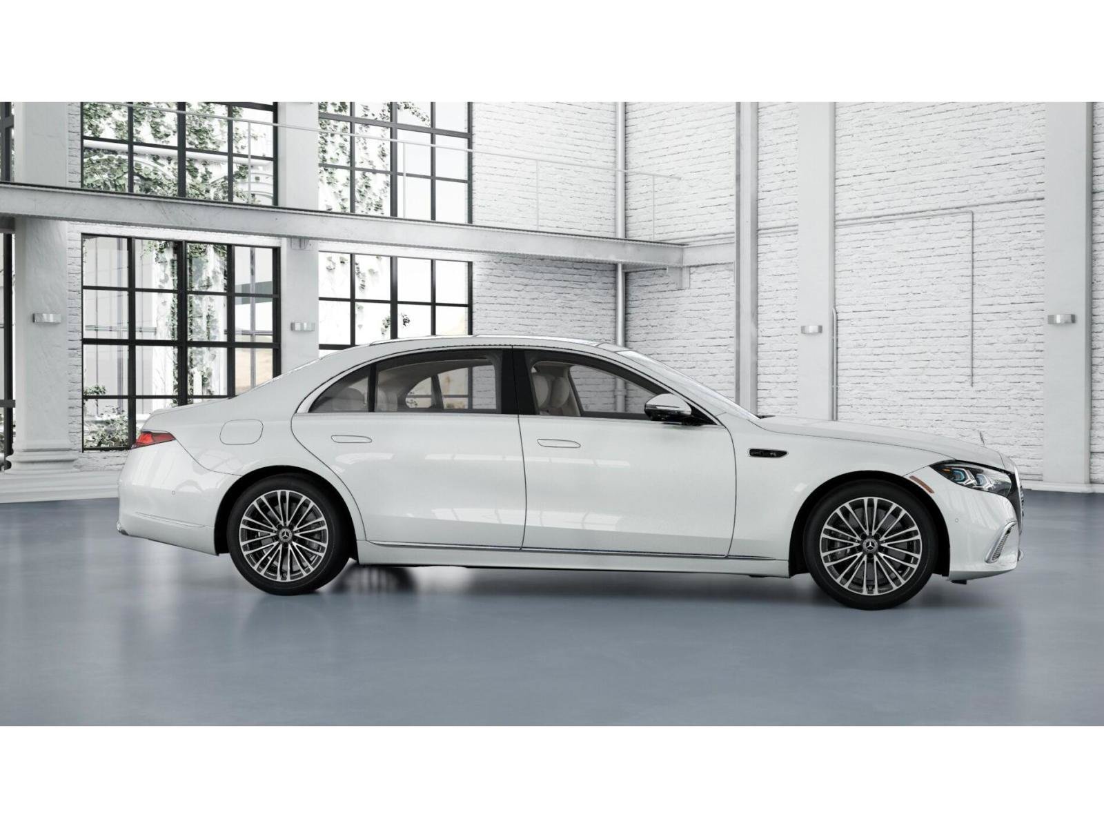 New 2027 MANUFAKTUR Moonlight White Metallic Mercedes-Benz S 500 4MATIC® Sedan image 15