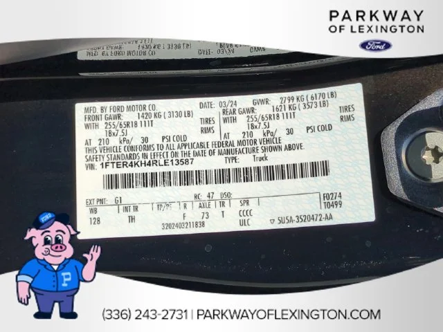 Used 2024 Black Ford Lariat image 36