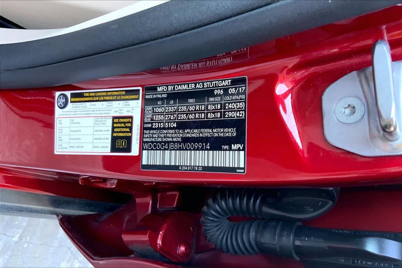 Used 2017 designo Cardinal Red Metallic Mercedes-Benz GLC 300 image 34