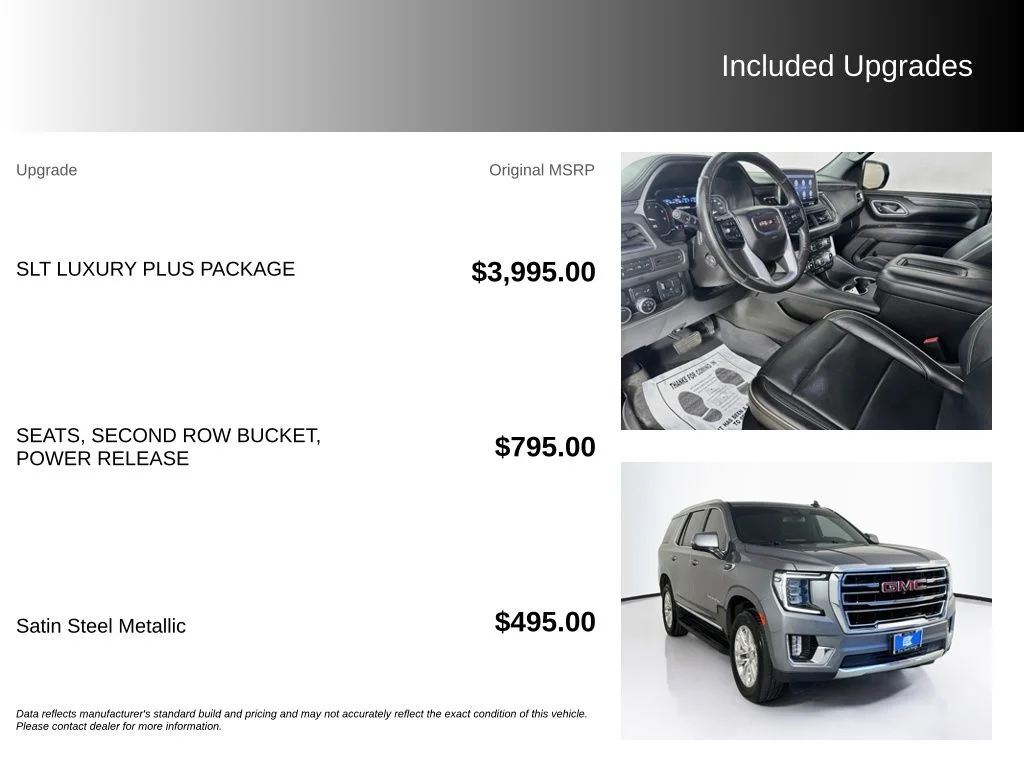 Used 2021 Satin Steel Metallic GMC SLT image 5