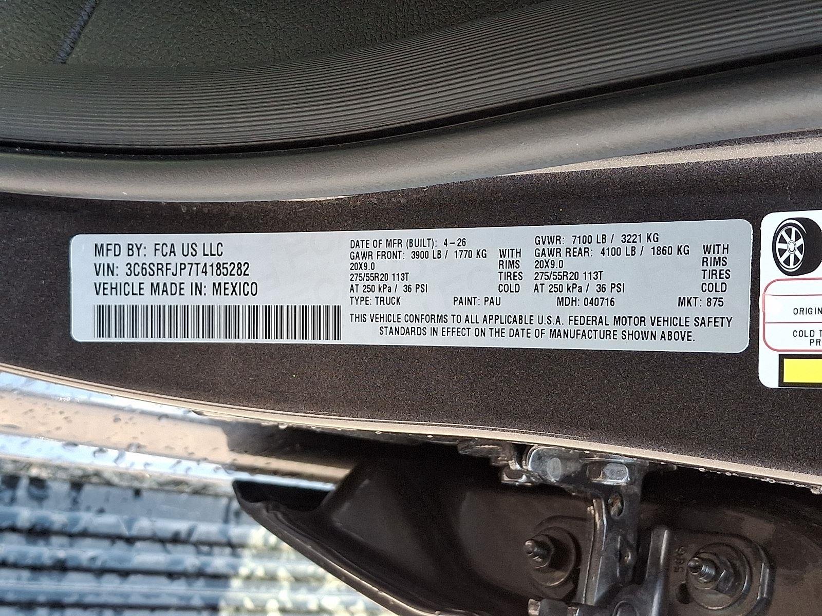 New 2026 Granite Crystal Metallic Clear-Coat Exterior Paint RAM Laramie image 18
