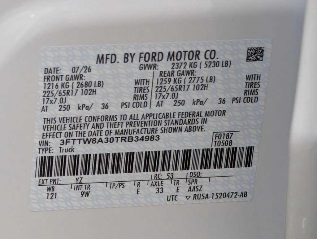 New 2026 Oxford White Ford XL image 21