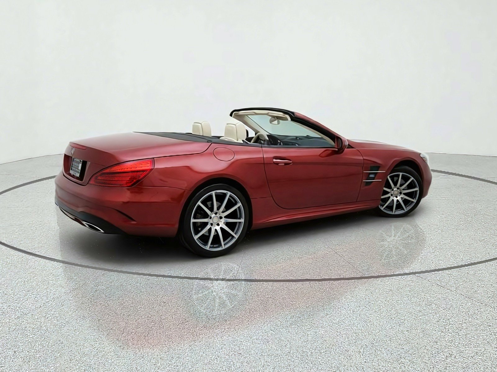 Used 2017 designo Cardinal Red Metallic Mercedes-Benz SL 450 image 8
