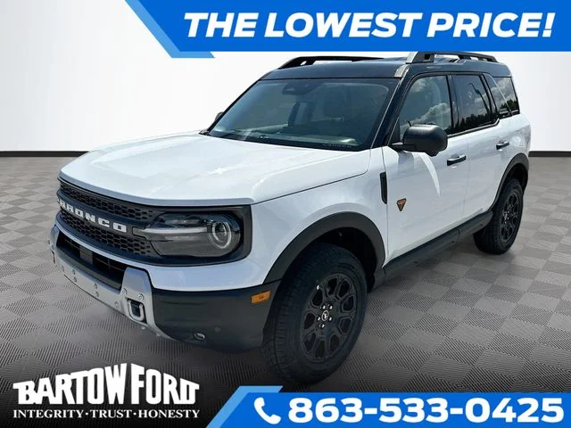 New 2026 Oxford White Ford Badlands image 1