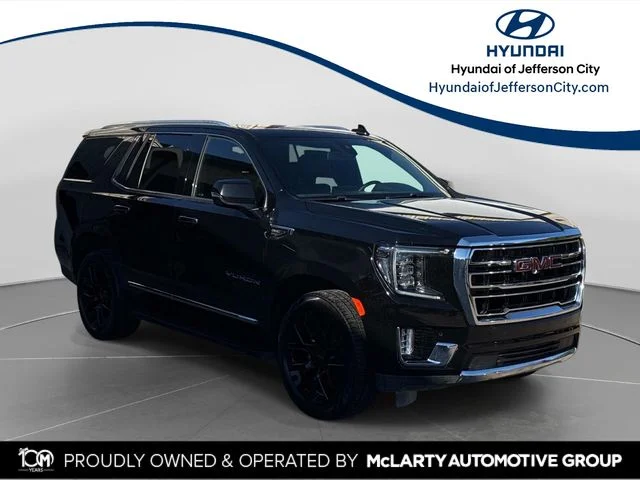 Used 2022 Black GMC SLT image 1