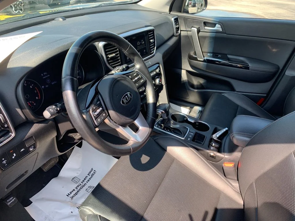Used 2021 Blue Kia EX image 11