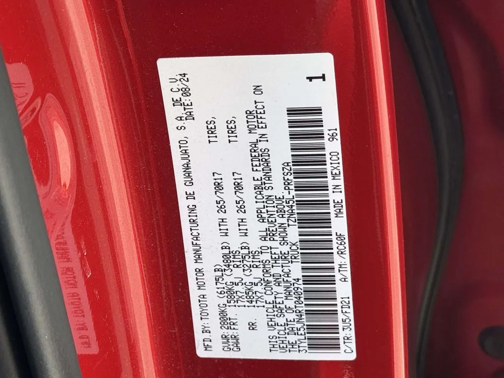 Used 2024 Red Toyota TRD Off-Road image 15