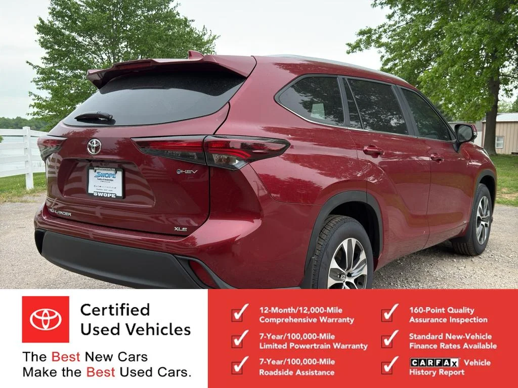 Used 2026 Ruby Flare Pearl Toyota Hybrid XLE image 3