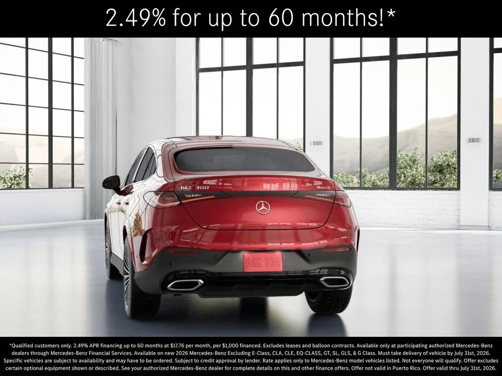 New 2026 MANUFAKTUR Patagonia Red Metallic Mercedes-Benz GLC 300 image 26