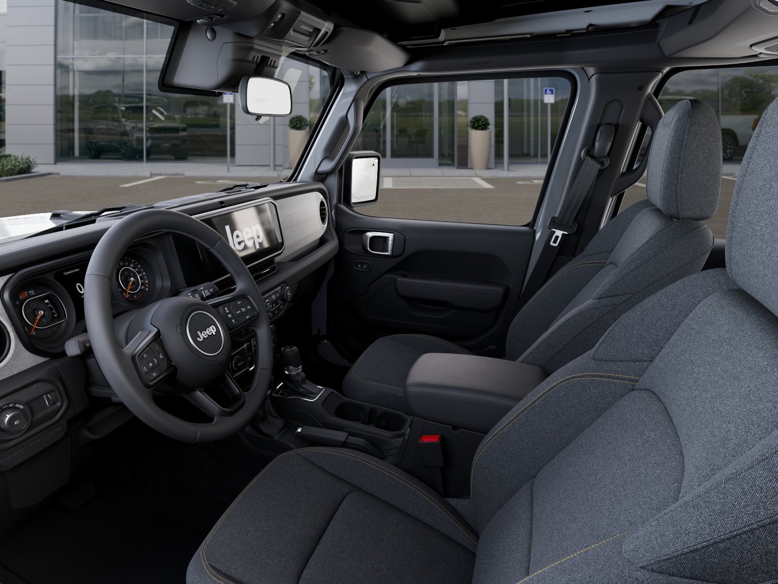 New 2026 Bright White Clearcoat Jeep Sport S image 48
