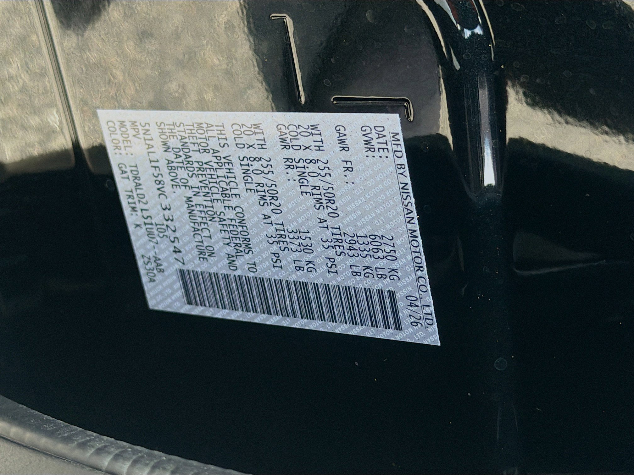 New 2027 MINERAL BLACK INFINITI Luxe FWD image 29