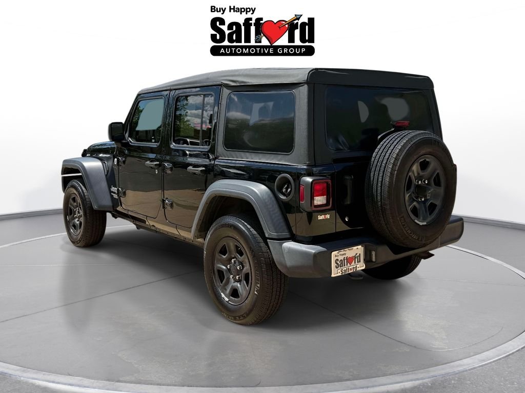 Used 2020 Black Jeep Unlimited Sport image 6