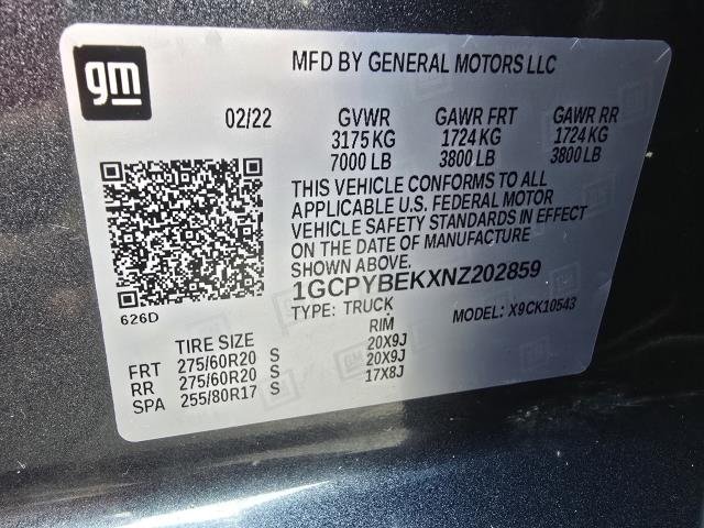 Used 2022 Shadow Gray Metallic CHEVROLET CUSTOM image 35