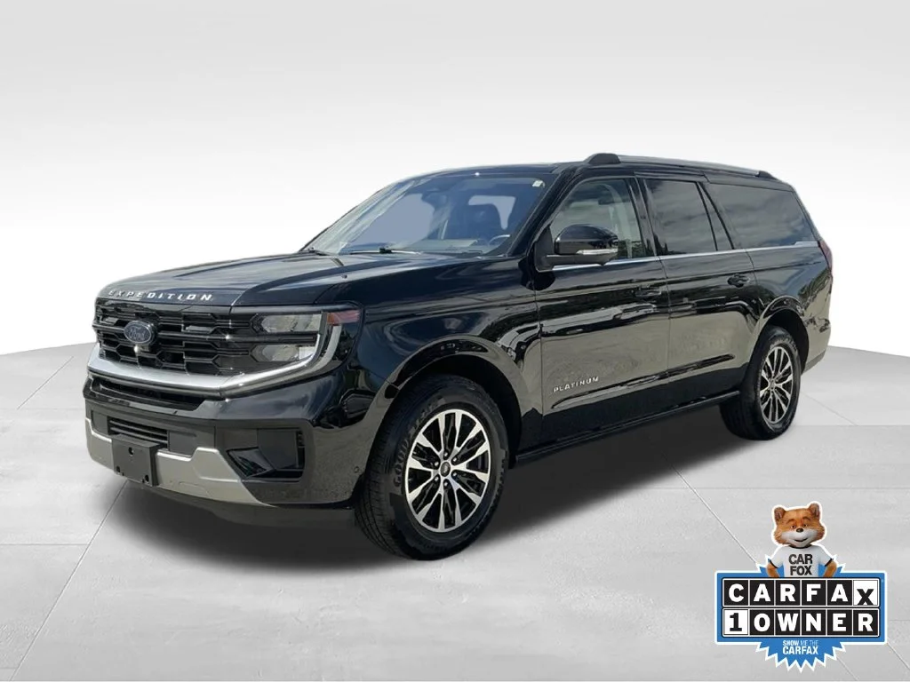 Used 2025 Black Ford Platinum image 1