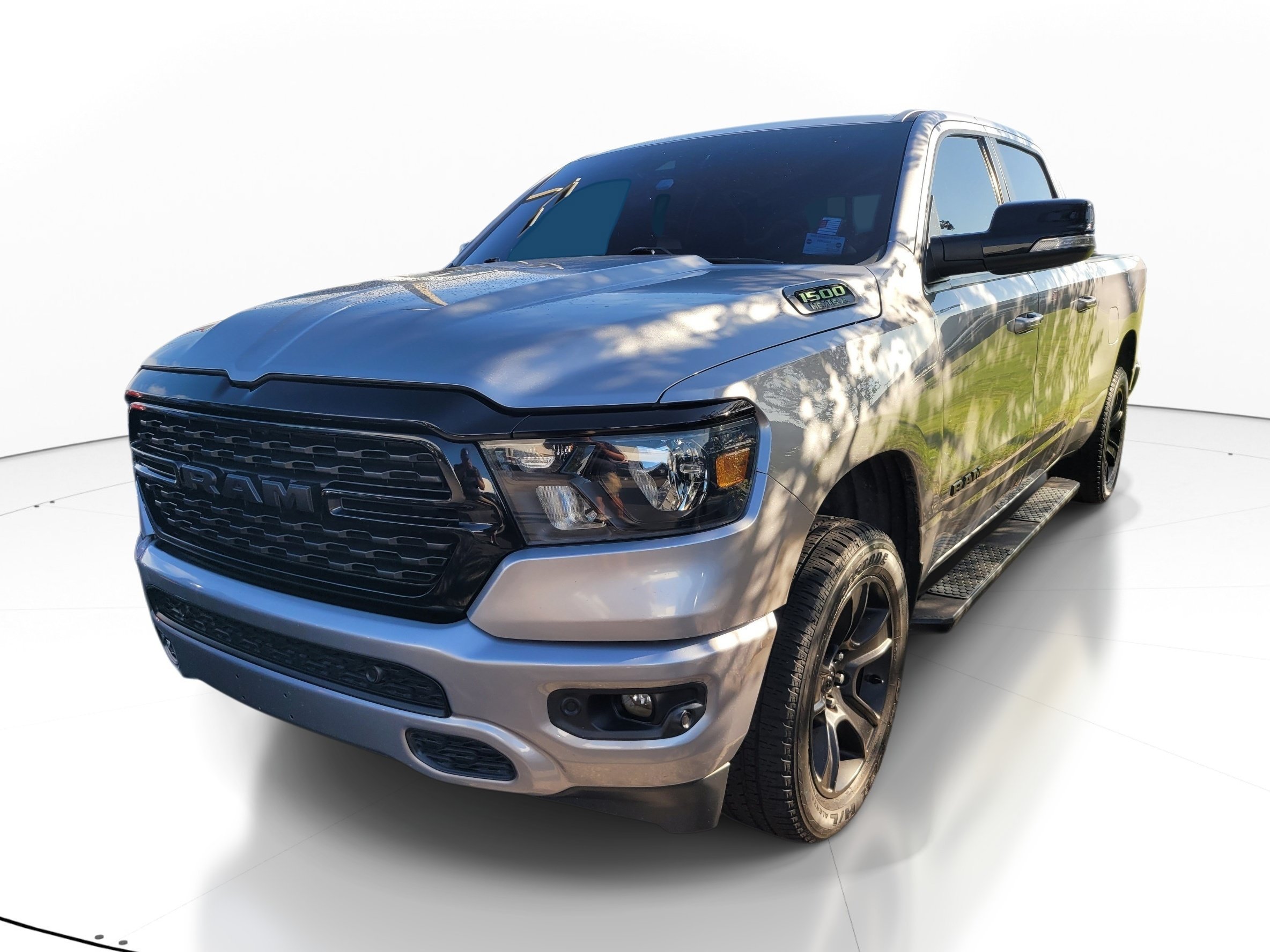 Used 2022 Billet Silver Metallic Clearcoat Ram Big Horn image 3