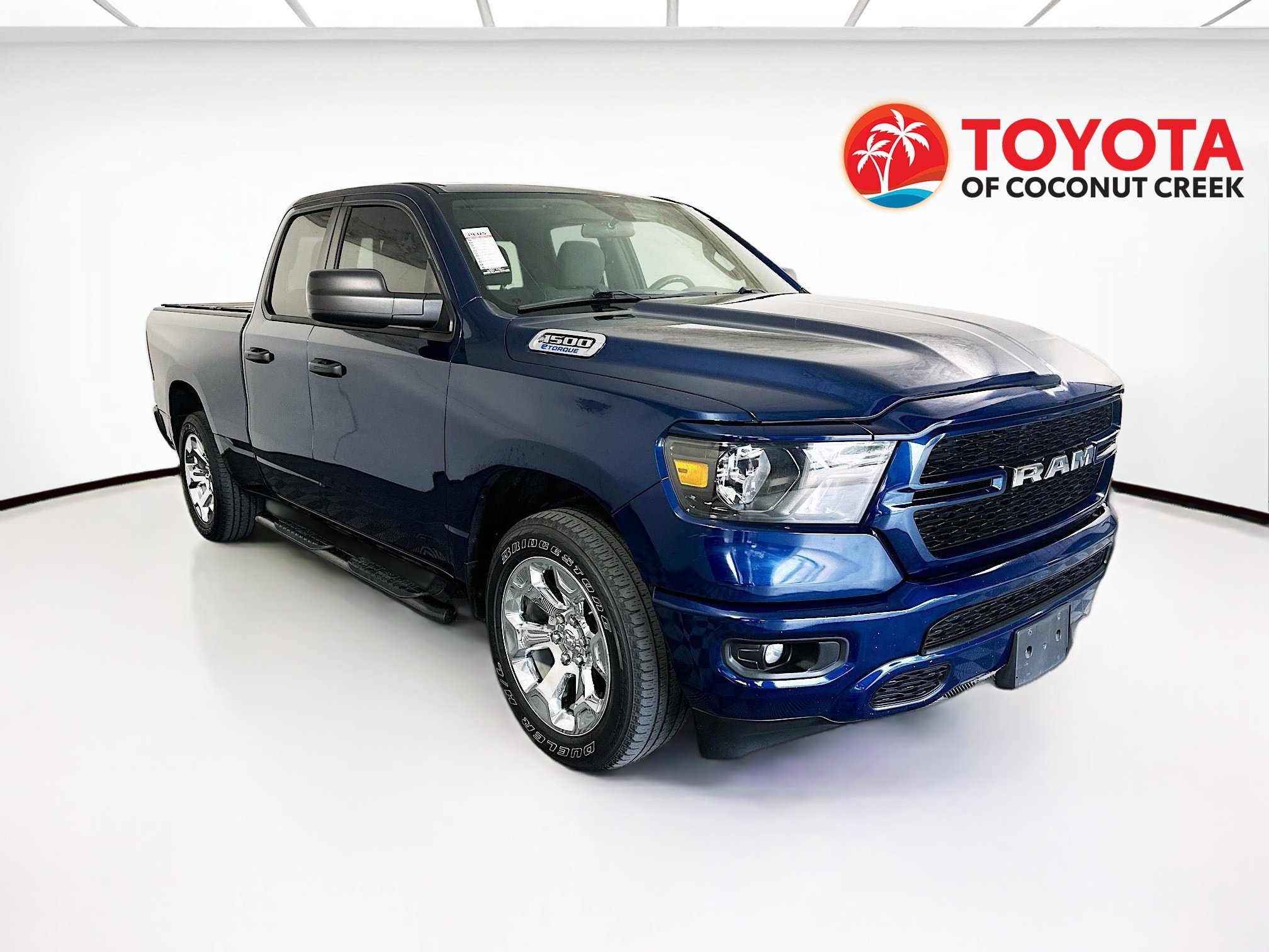Used 2024 Patriot Blue Pearlcoat Ram Tradesman image 1