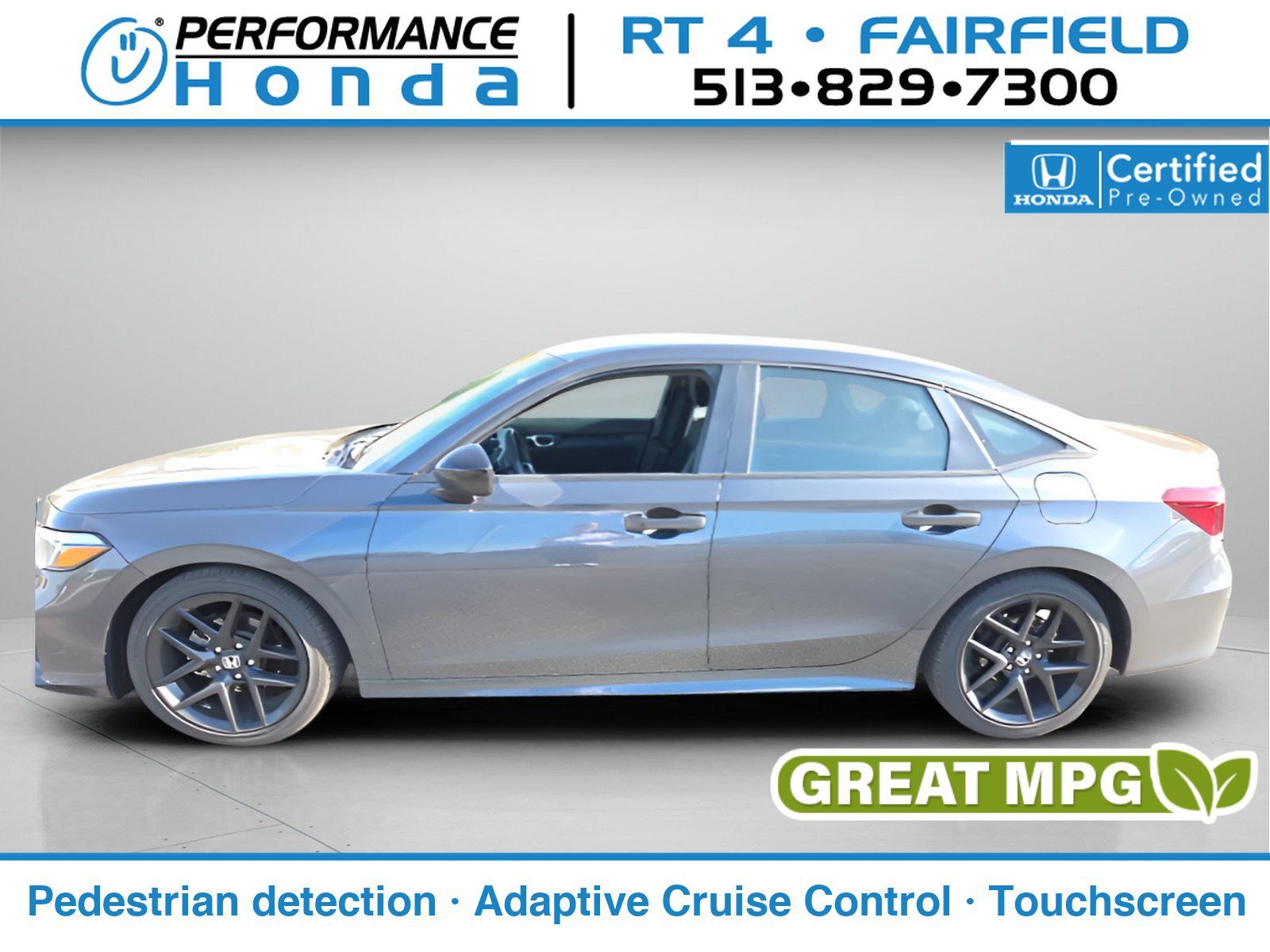 Certified Used 2026 Meteorite Gray Metallic Honda Sport image 1