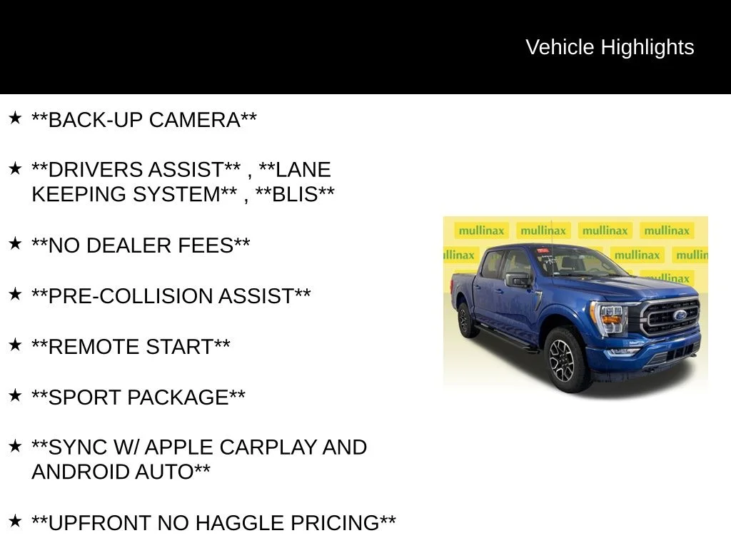 Certified Used 2023 Blue Ford XLT image 12