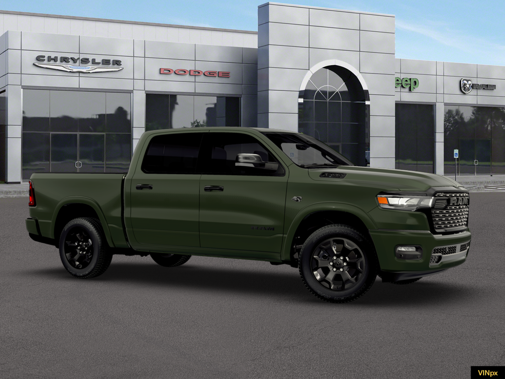 New 2026 Serrano-Green Metallic Exterior Paint RAM Big Horn/Lone Star image 9