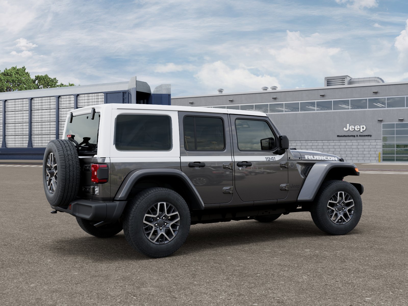 New 2026 Granite Crystal Metallic Clear-Coat Exterior Paint Jeep Sahara image 2