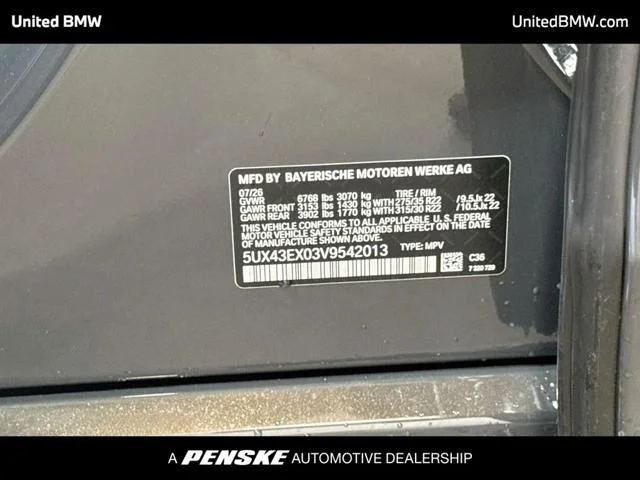 New 2027 Dravit Grey Metallic BMW X6 M60i image 22
