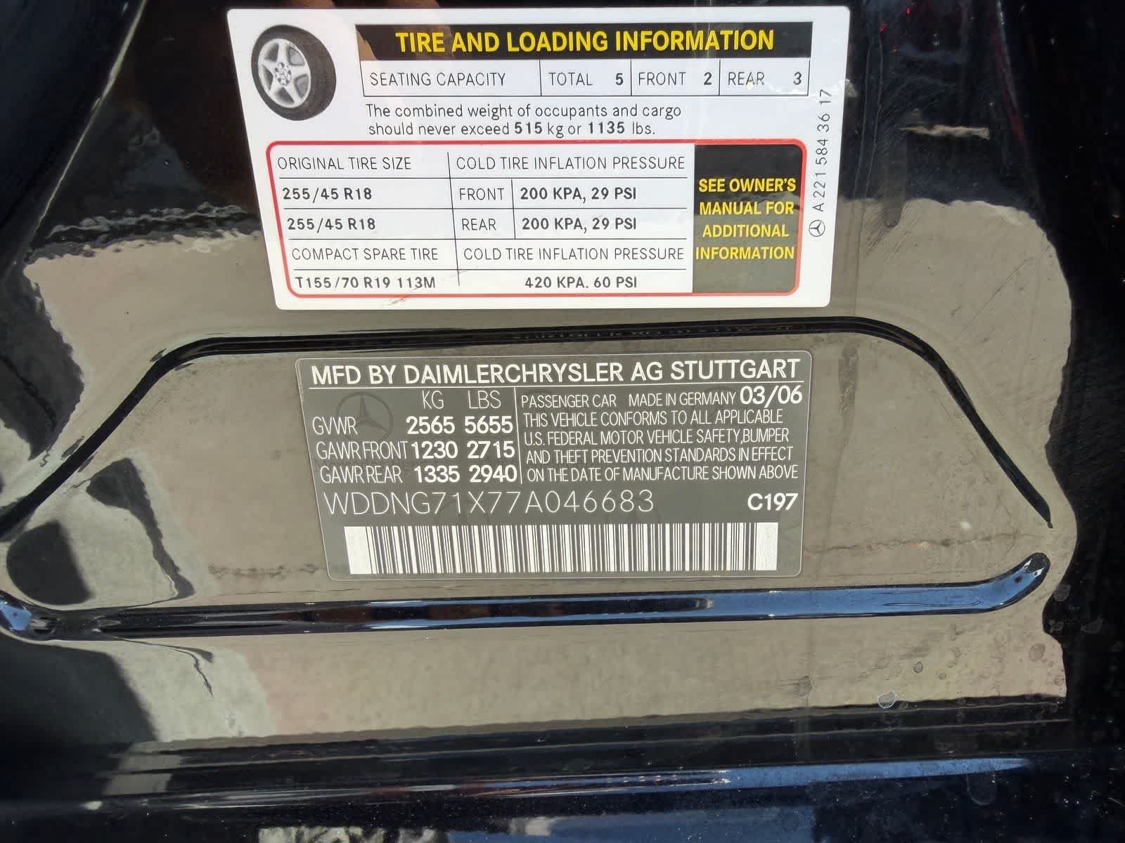 Used 2007 Gray Mercedes-Benz 5.5L V8 image 31