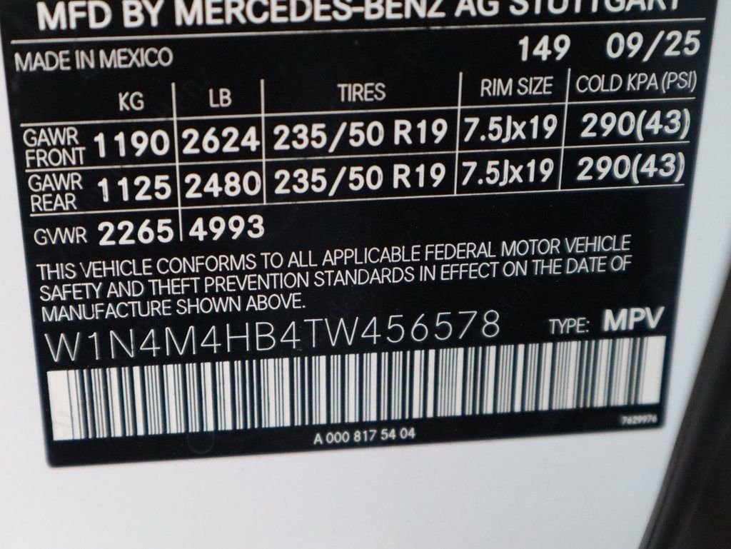 Certified Used 2026 Polar White Mercedes-Benz GLB 250 image 54
