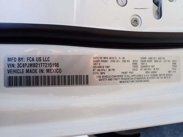 New 2026 Bright White Clear-Coat Exterior Paint Jeep Limited image 16