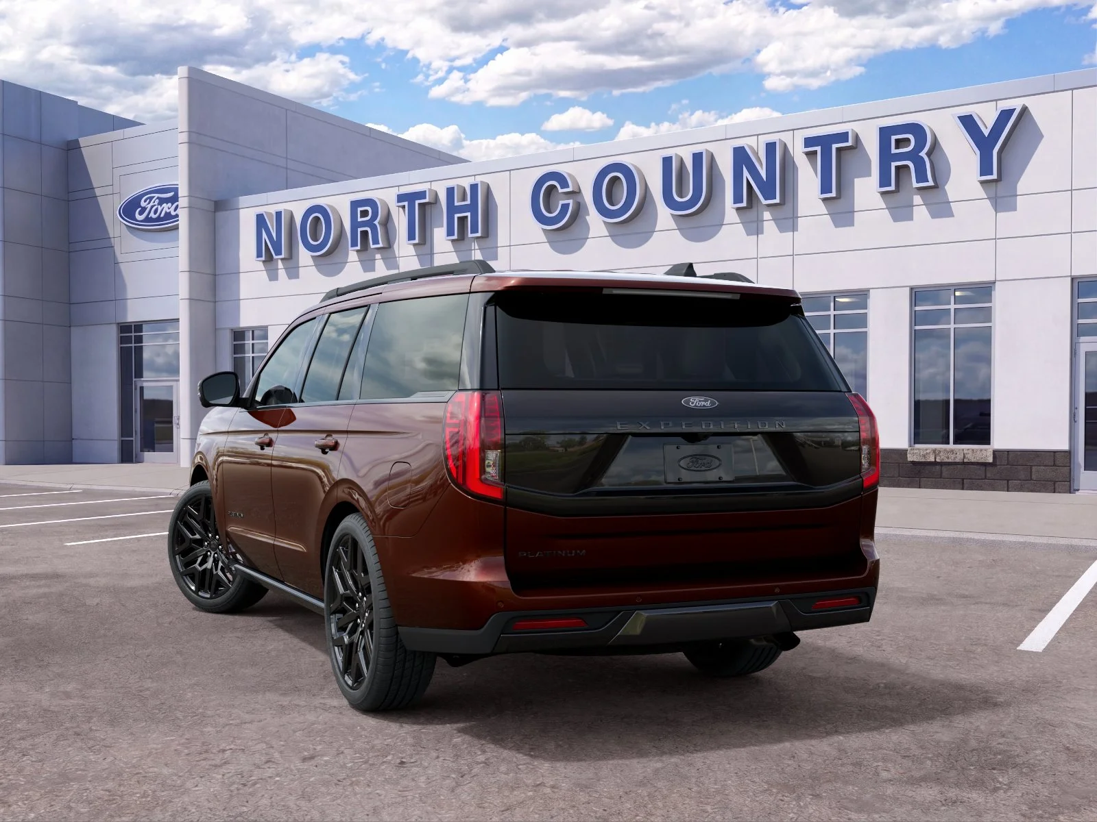 New 2027 Bronze Fire Metallic Tinted Clearcoat Ford Platinum image 34