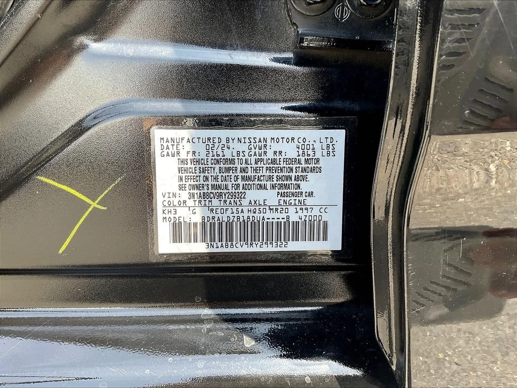 Used 2024 Black Nissan SV image 18