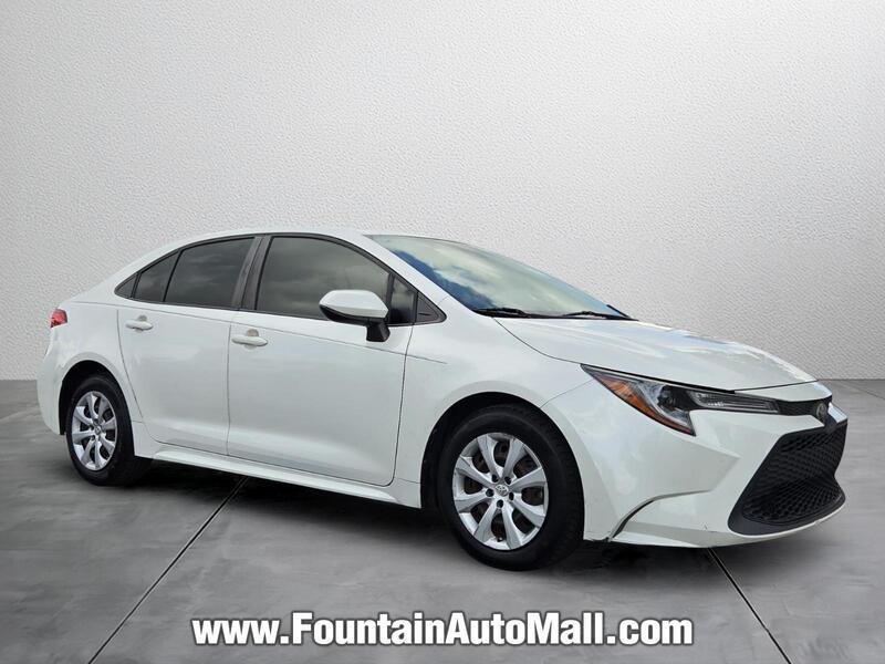 Used 2020 Blizzard Pearl TOYOTA LE CVT image 6
