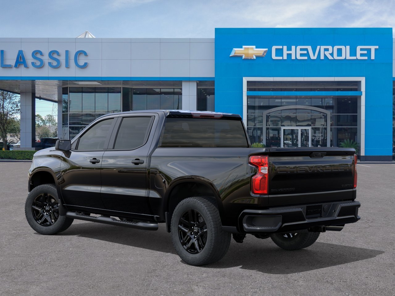 2026 Chevrolet Silverado 1500 Custom Black at Classic Elite Chevrolet Hwy 6