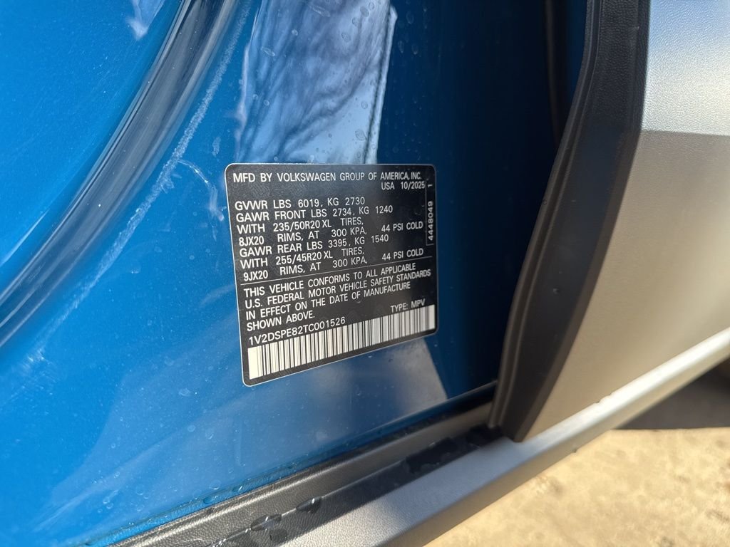 New 2026 Mountain Lake Blue Metallic Volkswagen Pro image 30