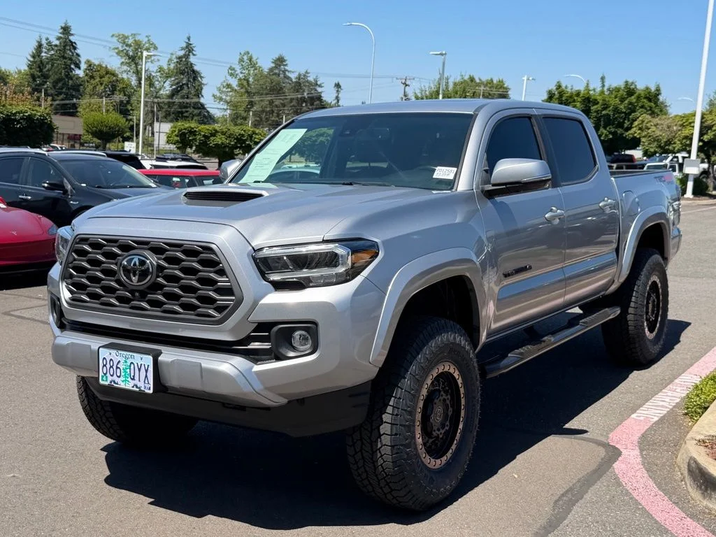 Used 2021 Silver Sky Metallic Toyota TRD Sport image 4