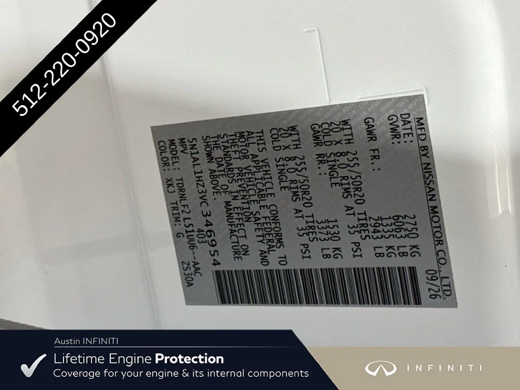 New 2027 White INFINITI Autograph image 44