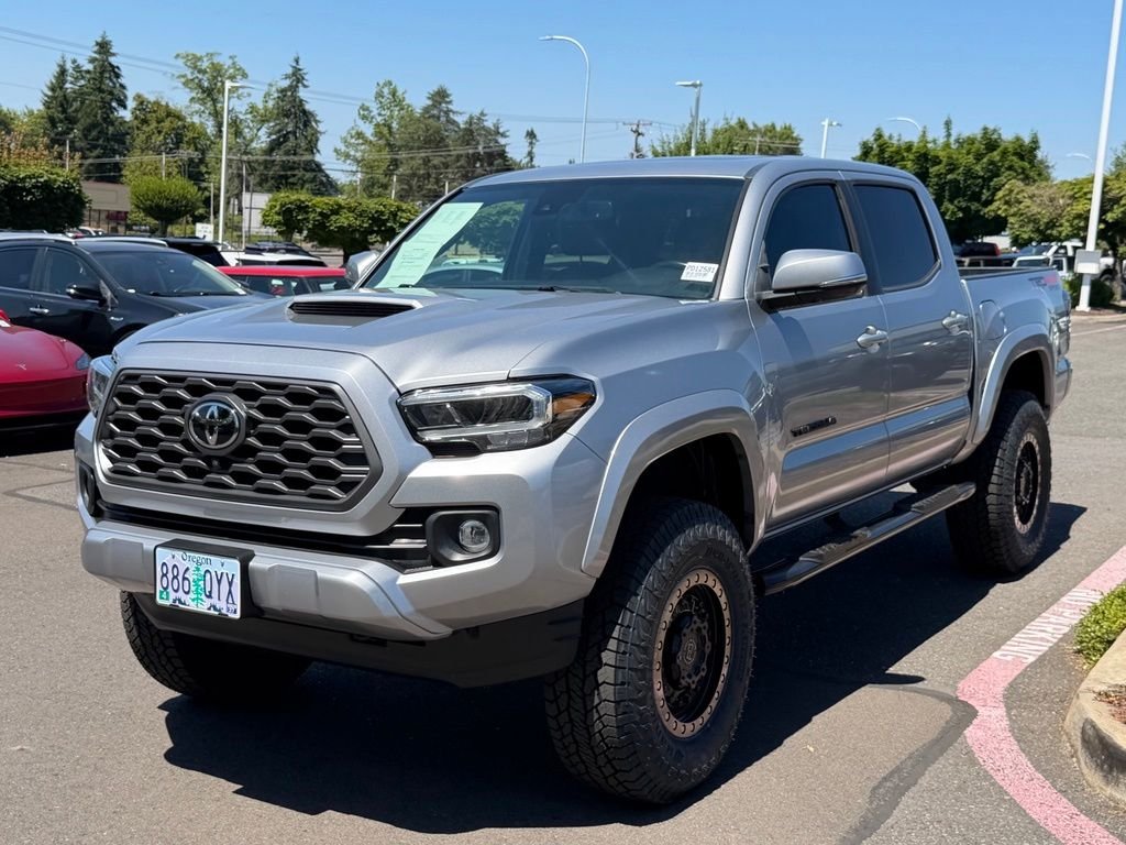 Used 2021 Silver Toyota TRD Sport image 4