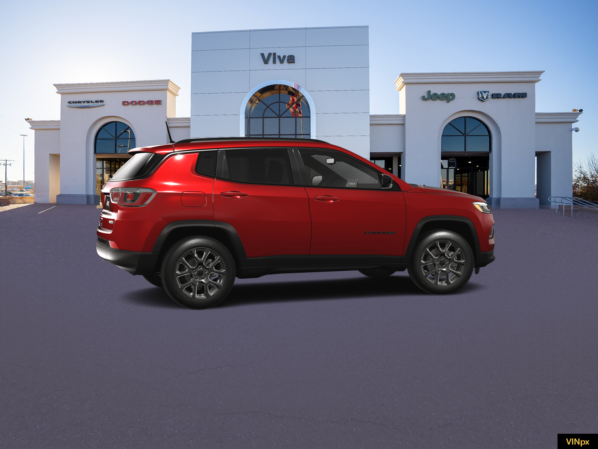 New 2026 Red Hot Pearl-Coat Exterior Paint Jeep Latitude image 27