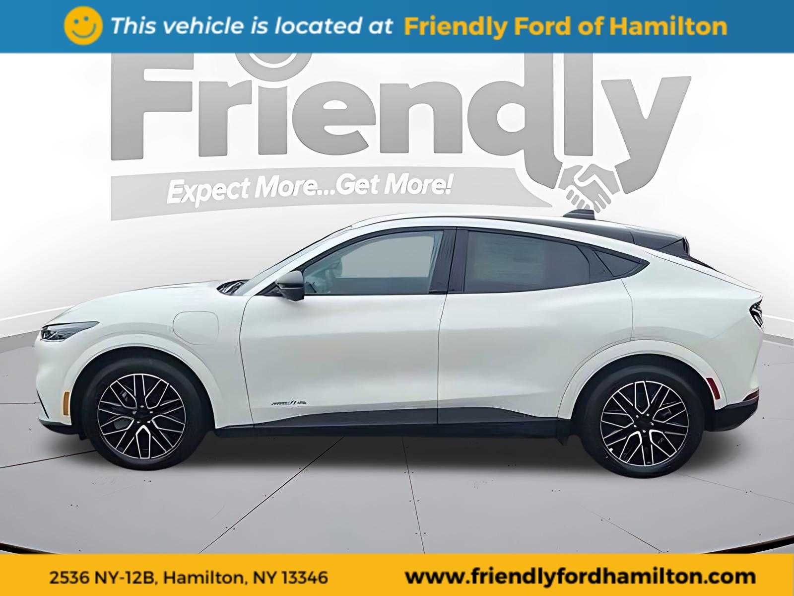 Used 2025 Ford Mustang Mach-E Premium AWD with VIN 3FMTK3SU2SMA09836 for sale in Hamilton, NY