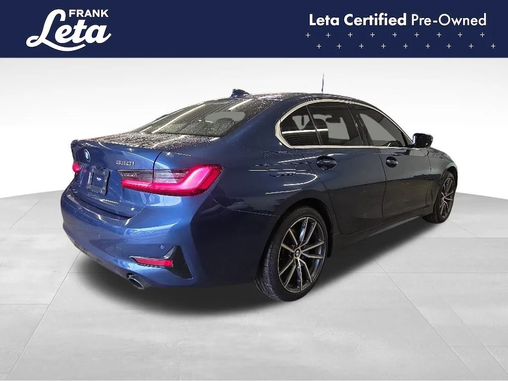 Certified Used 2021 Blue BMW 330i xDrive image 6