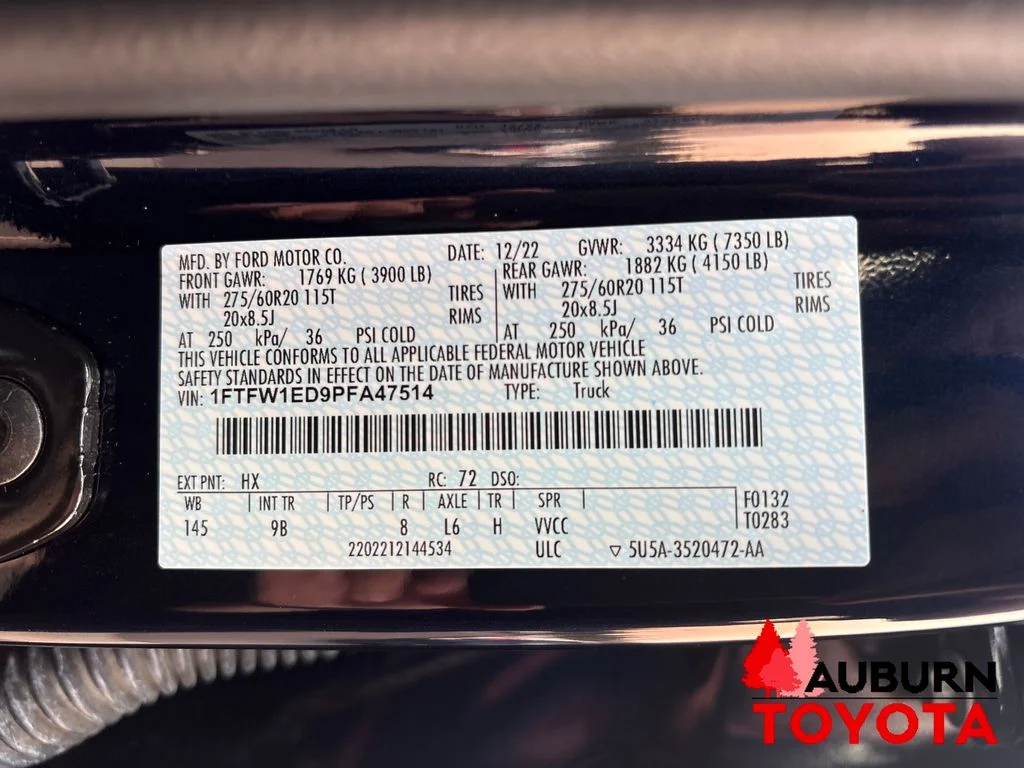 Used 2023 Blue Metallic Ford Platinum image 28