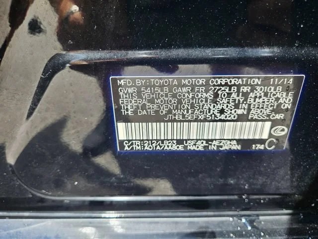 Used 2015 Black Lexus 4dr Sdn Crafted Line RWD image 30