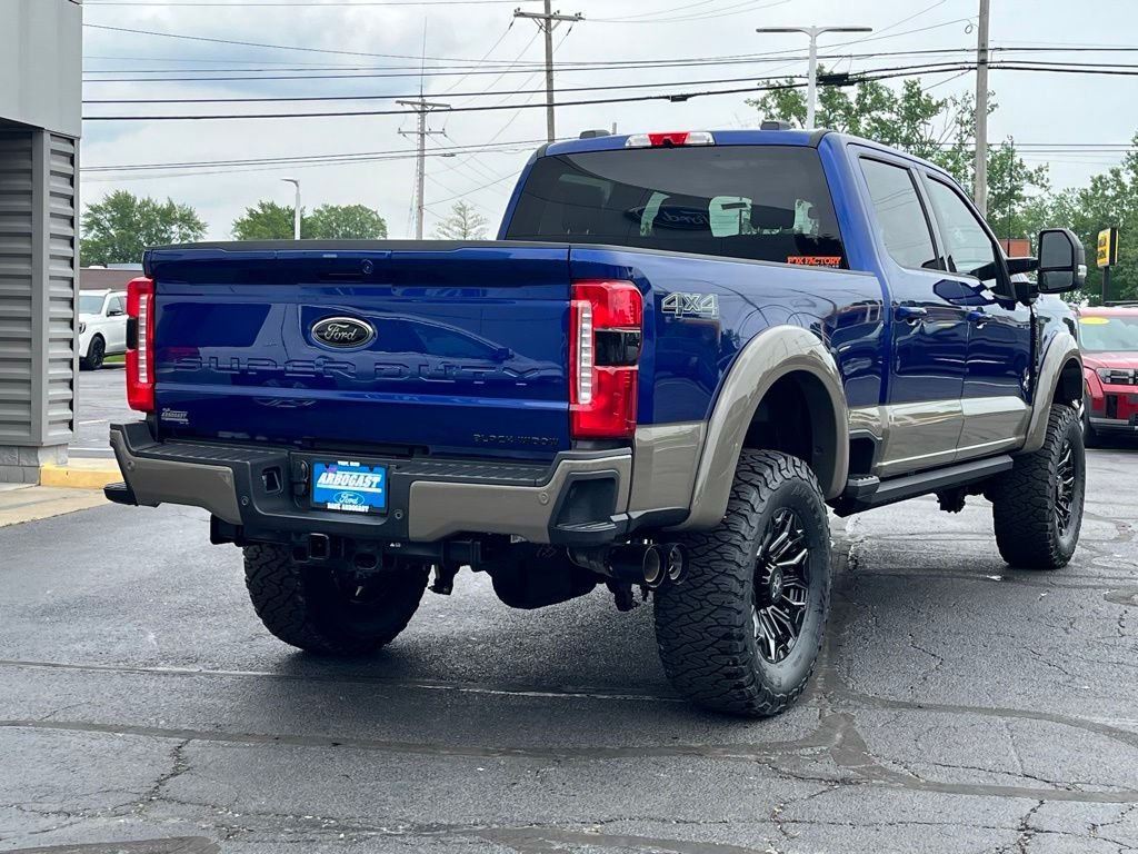 New 2026 Blue Ford XLT Black Widow Lifted Truck image 10