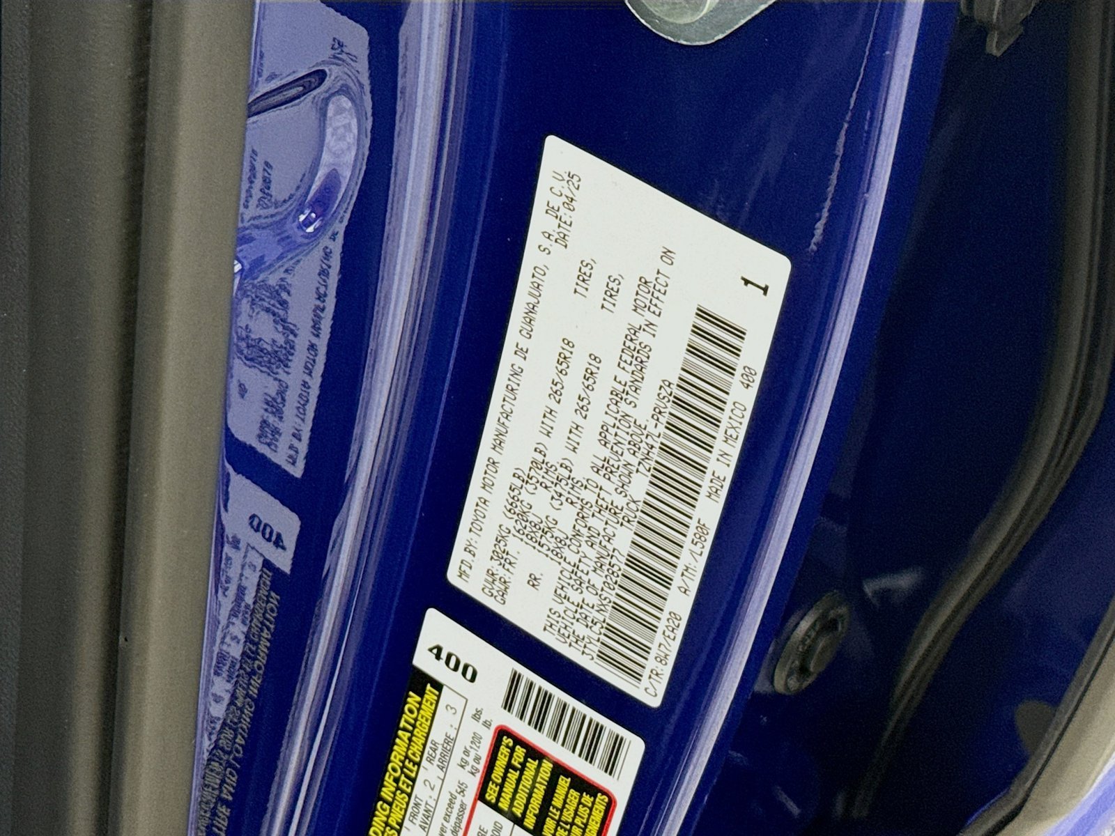 Used 2025 Blue Toyota TRD Sport image 19