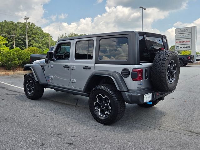 Used 2021 Silver Jeep Unlimited Rubicon 4xe image 6