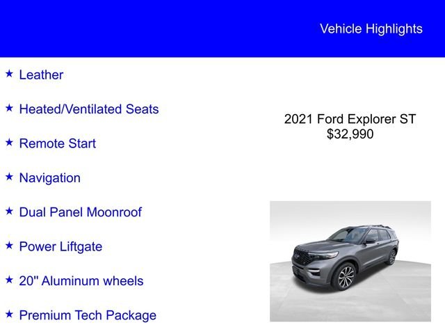 Certified Used 2021 Carbonized Gray Metallic Ford ST image 2