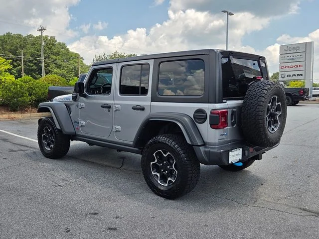 Used 2021 Silver Jeep Unlimited Rubicon 4xe image 6