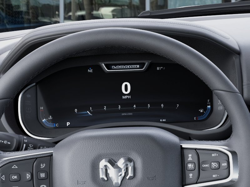 New 2026 Diamond Black Crystal Pearlcoat RAM Laramie image 43