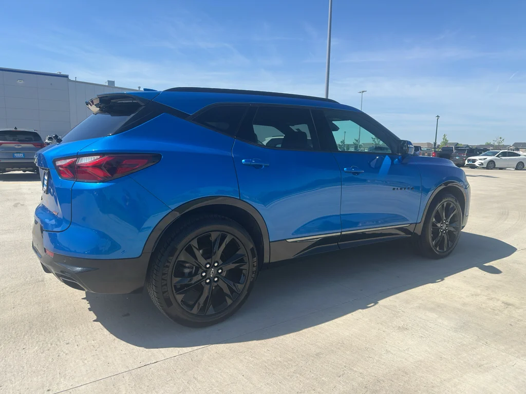 Used 2021 Bright Blue Metallic Chevrolet RS image 5
